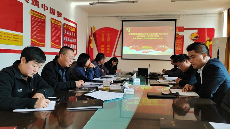 6732顶级游戏娱乐汽贸公司党支部学习贯彻习近平总书记 关于国有企业改革发展和党的建设重要论述 并谋划具体工作