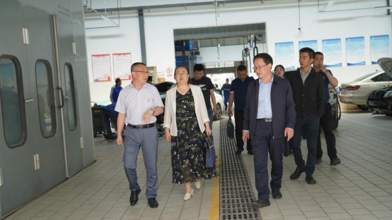 省委主题教育第九巡回指导组莅临6732顶级游戏娱乐汽贸公司督导调研主题教育各项工作