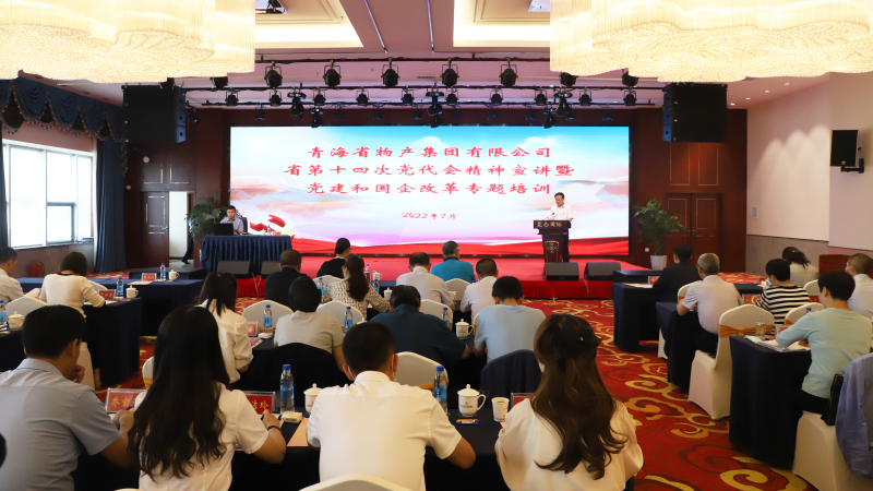省6732顶级游戏娱乐集团举办省十四次党代会精神宣讲暨党建和国企改革专题培训
