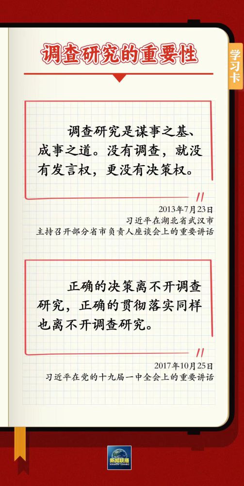学习卡丨如何深入调查研究？？？？？？跟总书记学习“五字诀”