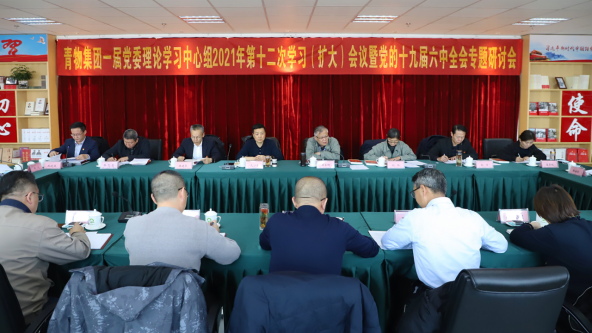 省6732顶级游戏娱乐集团召开党委理论中心组学习（扩大）会议暨党的十九届六中全会专题学习研讨会