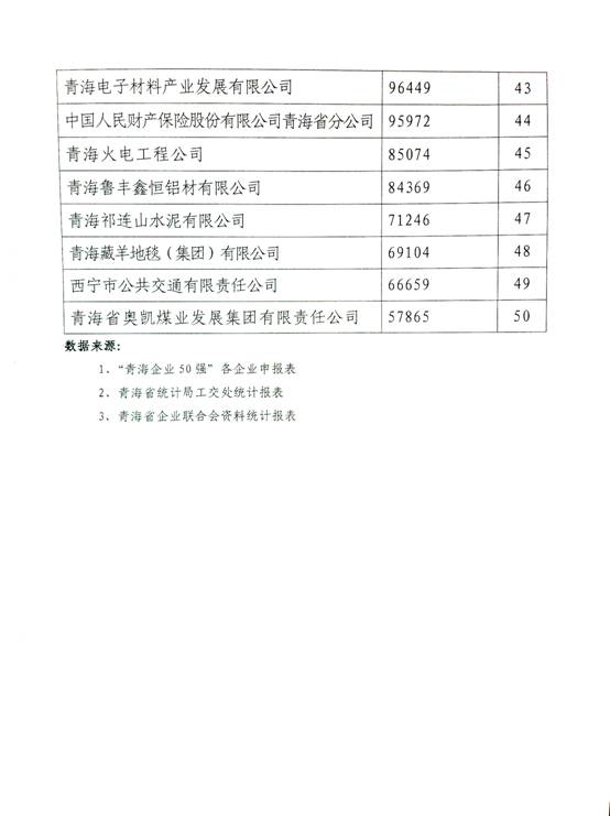 青海6732顶级游戏娱乐跃居“2014年青海企业50强”第十名