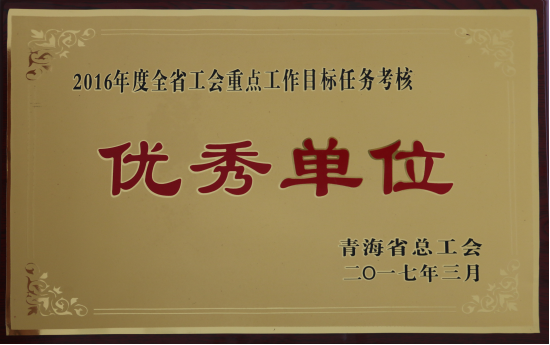 省6732顶级游戏娱乐集团工会再度荣获全省工会“2016年度重点工作任务考核优秀单位”